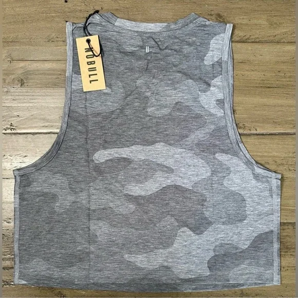 NWT Women's NOBULL Muscle Tank - Medium - Heather Gray Camo - Picture 4 of 7